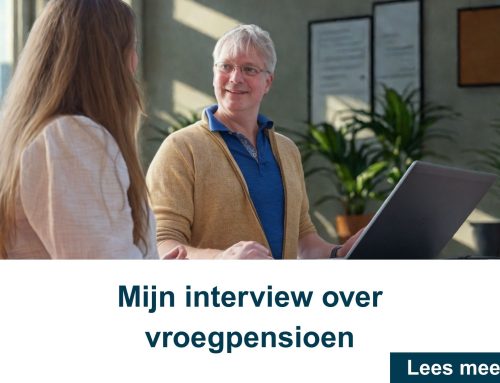 Mijn interview over vroegpensioen